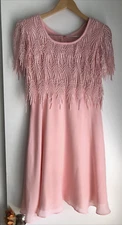 Night Way women's party dress pink midi size 10