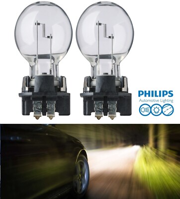 Philips PW24W 12182 24W Two Bulbs Stop Brake Light Replacement Stock Lamp OE Fit