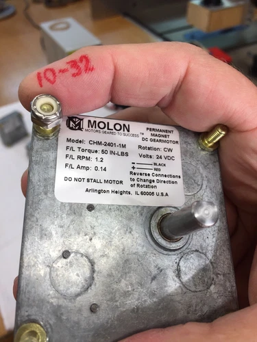 QTY 1 MOLON GEAR MOTORS 9-24 VDC INDEXING CAM PLATE ROTISSERIE POWERFUL 1.2 RPM
