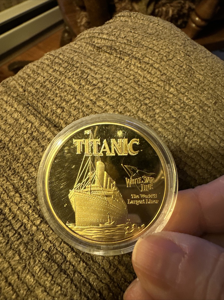 TITANIC” White Star Line RMS Titanic Cruise Ship Beautiful Coin | eBay