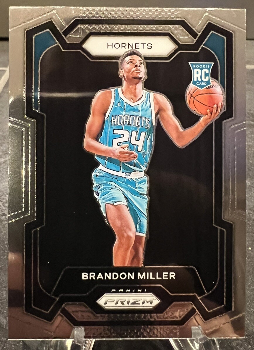 2023-24 Panini Prizm - #152 Brandon Miller (RC) Base Charlotte Hornets Rookie B