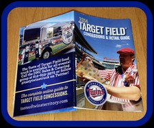 2014 MINNESOTA TWINS TARGET FIELD CONCESSIONS & RETAIL POCKET GUIDE