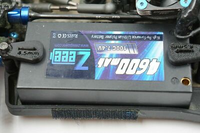 Quick-Release Battery Hold Downs for Associated B74.1, B74 Buggy (Adjustable)