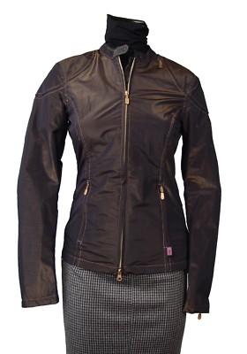 AUTHENTIC BELSTAFF RIDING BLOUSON LADY SHADOW/BRONZE SIZE 42 NWT RACING JACKET 