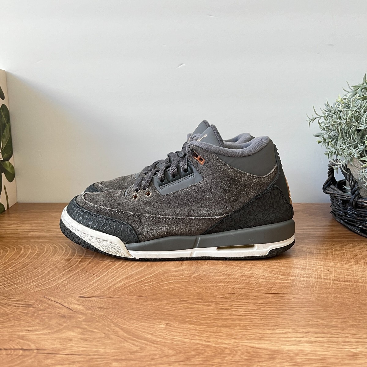 Nike Air Jordan 3 III Retro GG Anthracite Dark Grey Bronze