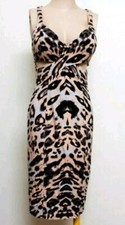 Animal Print Dress Bodycon Size Medium Large