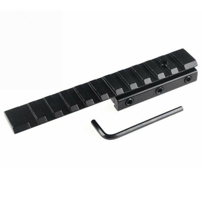 Dovetail 11mm Conversion to 20mm Rail Base Mount Picatinny Extension Adapter