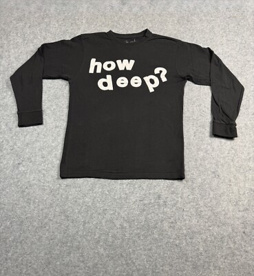 Tai Verdes Black Long Sleeve Shirt Small Concert Tour How Deep My Fault Singer