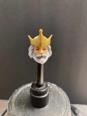 Compatible MOTU Classics Custom Old King Randor  HEAD ONLY  Masterverse