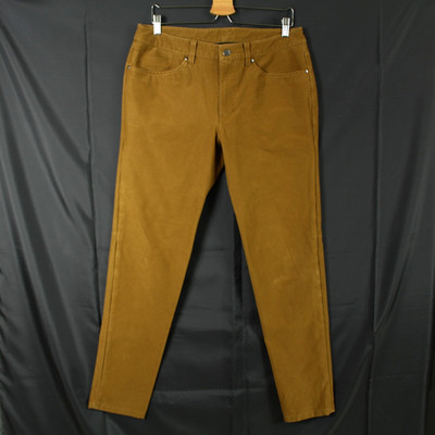 Lululemon ABC Pants Mens Size 33 x 32.5 Brown Slim Flat Front