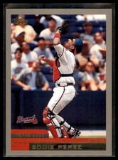 2000 Topps Eddie Perez #374 Atlanta Braves