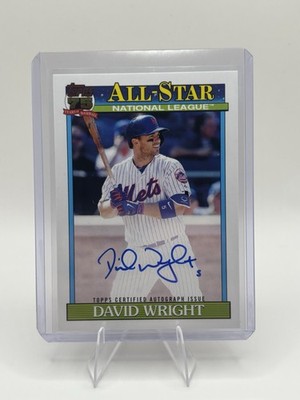 2026 Topps Baseball Series 2 David Wright All Star NL Auto NY Mets 91AS-DWR