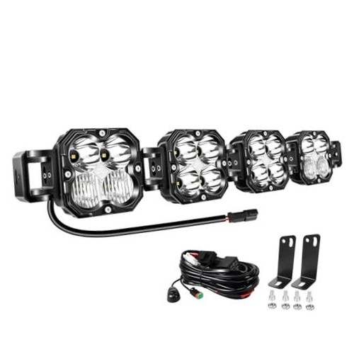 27" 120W 12000LM LED Work Light Bar with 12V DT Wire 27 Inch 120W 6000K White