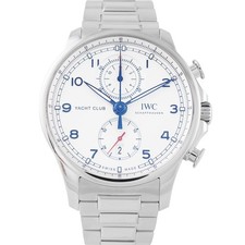 IWC Portugieser Yacht Club Chronograph Steel Watch IW390702