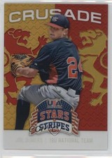 2015 Panini Stars and Stripes Crusade Red 38/99 Joe DeMers #51 fm0