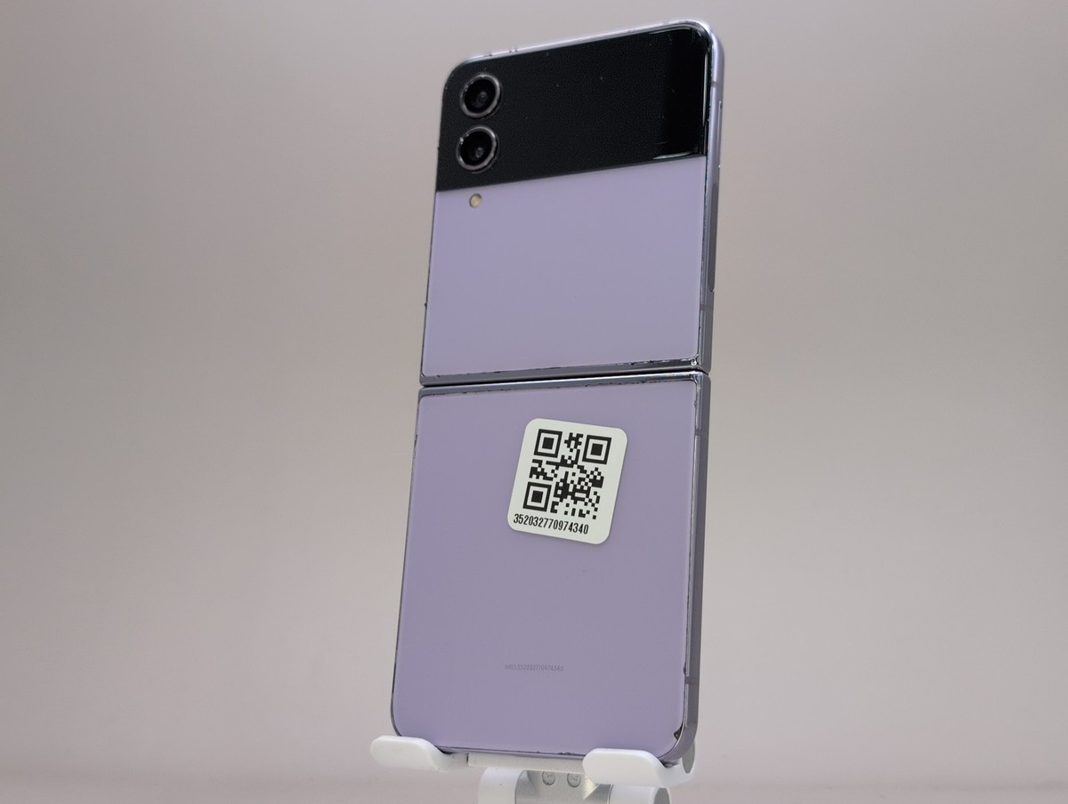 Samsung Galaxy Z Flip4 SM-F721U 256GB Bora Purple Unlocked W083660