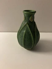 Jemerick studio Arts & Crafts Style Vase In Green