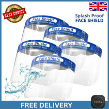 Face Shield Full Face Visor Transparent Clear Plastic Mask