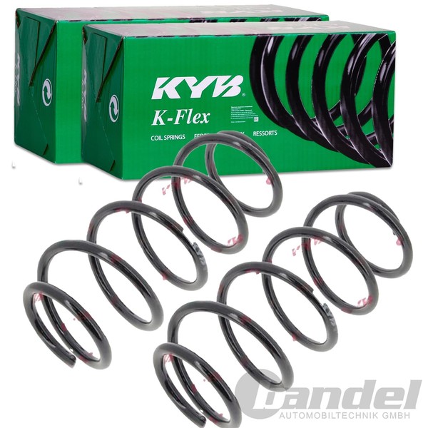 2X KYB K-FLEX Fahrwerksfedern Vorne Passend FÜR Opel Astra Links+Rechts-image