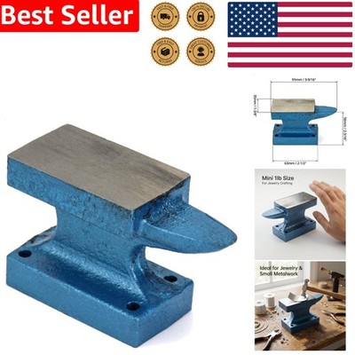 Compact Cast Iron Horn Anvil Workbench Tool for Jewelry Model Metalworking
