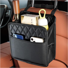 Car Seat Back Organizer, Large Capacity Foldable Car Seat Back Hanging Bag with