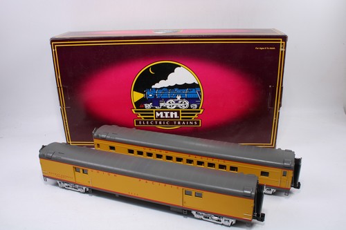 MTH 20-69116 Calibre O 2 Coches 70' Equipaje Autobús Pasajeros Set Union Pacific | Zustand: Used