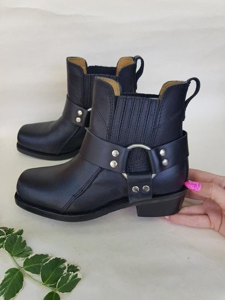 Women Easy Spirit Boots Black Leather 38