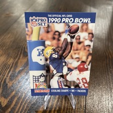 Sterling Sharpe 1990 Pro Set Pro Bowl Card #415 Green Bay Packers