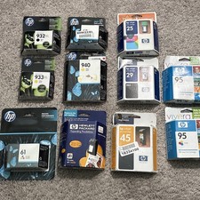  EXPIRED Lot Of HP Black  Color Ink Cartridges