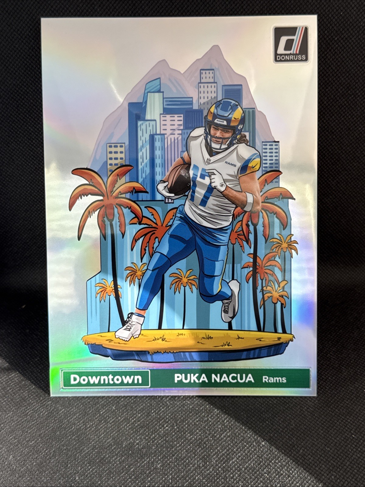 2024 Puka Nacua Jumbo Downtown Los Angeles Rams Panini Donruss
