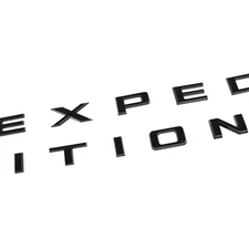 3D Gloss Black Front Tailgate Letters Emblem For 2022-2024 EXPEDITION Badge