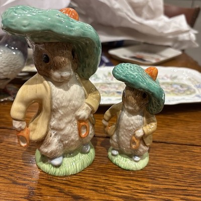 Paar Royal Albert Benjamin Hase Kaninchen Beatrix Potter