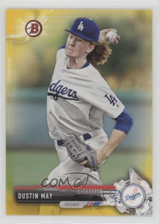 2017 Bowman Prospects Retail Yellow Dustin May #BP21 4l3