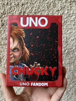 Uno Fandom CHUCKY Child's Play UNO Card Game Deck Mattel Sealed New