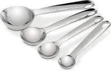 All-Clad 59918 Stainless Steel Measuring Spoon Set 4-piece, Silver
