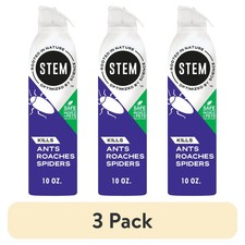 STEM Indoor & Outdoor Ants Roaches & Spiders Insect Killer Spray 3 Pack 10 oz Ea