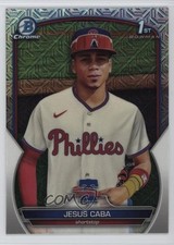 2023 Bowman Chrome Prospects Mega Box Mojo Refractor Starlyn Caba Jesus 1k9t