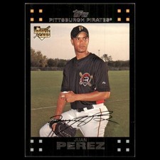 Juan Perez Rookie #633 2007 Topps Pittsburgh Pirates Baseball Card MLB NM. rookie card picture