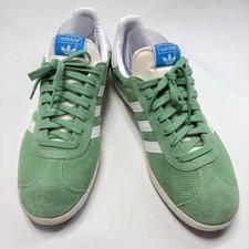 Adidas Originals Gazelle Green White Suede Sneakers Men's Size 10.5 Classic