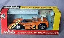 SOLIDO MAC LAREN CAN AM RACE CAR 1/43 SCALE MIB MCLAREN