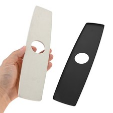 1pc Faucet Plate 304 Stainless Steel 3 Colour 26cm Giving Countertops Clean Tidy
