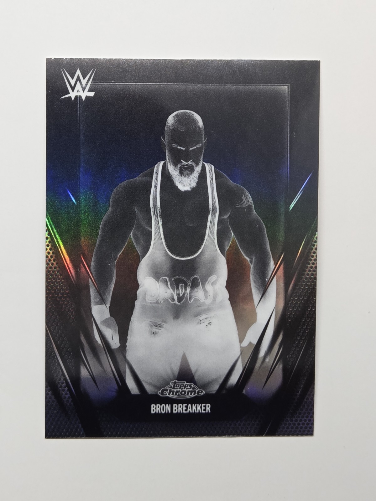 2026 WWE Topps Chrome #93 BRON BREAKKER Negative Refractor