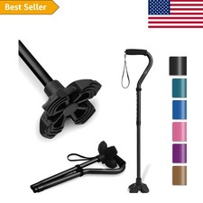 F1 Adjustable Walking Cane for Seniors - Lightweight Self-Standing Comfort