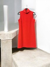 EUC! Banana Republic Red Sleeveless Dress Size Small A-line Silhouette