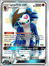 Lycanroc GX (SV66) Holo Shiny Holo Rare Hidden Fates: Shiny Vault SV66/SV94 NM on eBay