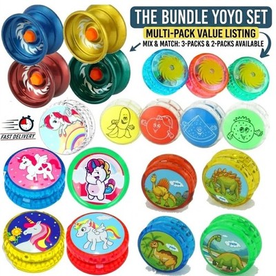 Kinder LED Leucht YoYo Spielzeug, Partytütenfüller, Geburtstagsgeschenk Spielzeugpaket