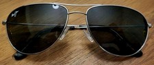 MAUI JIM SEA HOUSE MJ 772-17 SILVER TITANIUM W/ GRAY POLARIZED Sunglasses Japan