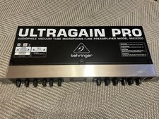 Behringer Ultragain Pro MIC2200 Tube Mic Preamp XLR Input Used
