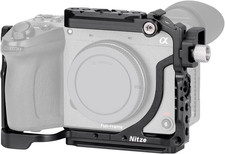 Cage for Sony FX2 Camera, FX2 Cage Compatible with Sony XLR Handle, with Top NAT