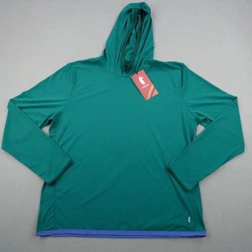 Cotopaxi Hoodie 2XL Malachite Green Sombra Sun Pullover Lightweight UPF 50+ NEW
